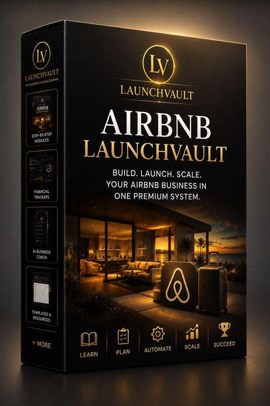 LaunchVault™ | Airbnb Business System