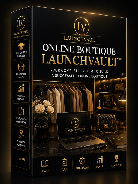 LaunchVault™ | Online Boutique Business System